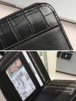 Men's Faux Leather Zip Wallet, Multiple Colors, Compact - Image 10
