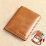 Men's Brown RFID Blocking Leather Bifold Wallet with ID - Image 17