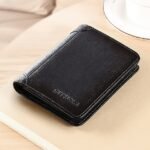 Men's Large Capacity RFID Blocking Cowhide Leather Wallet - Image 15