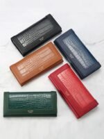 Women's Crocodile Pattern Faux Leather Long Wallet with - Image 2