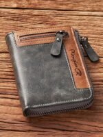 Men's Faux Leather Wallet - Large Capacity, Multiple - Image 2
