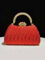 Women's Sequins Evening Bag with Chain Strap, Multiple - Image 12