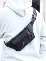 30pcs Men's Water-Repellent Nylon Waist Bag – Multi-Pocket - Image 14