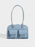 Women's Large Capacity Faux Leather Handbag, Multiple - Image 17